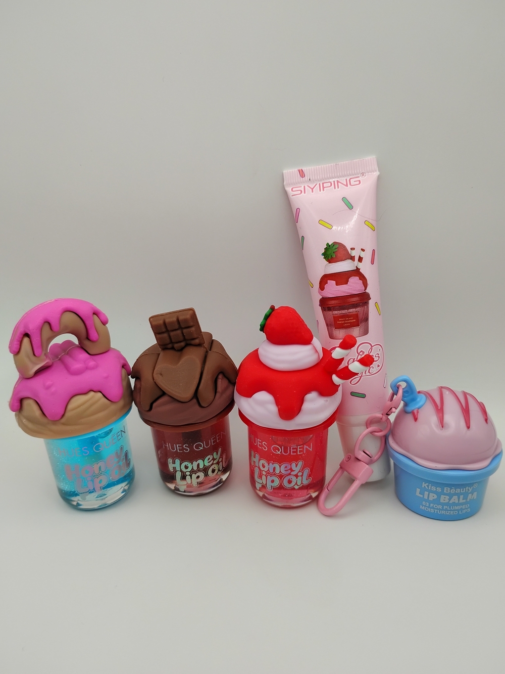 Honey Lip Oil & Lip Balm Bundle Of 5